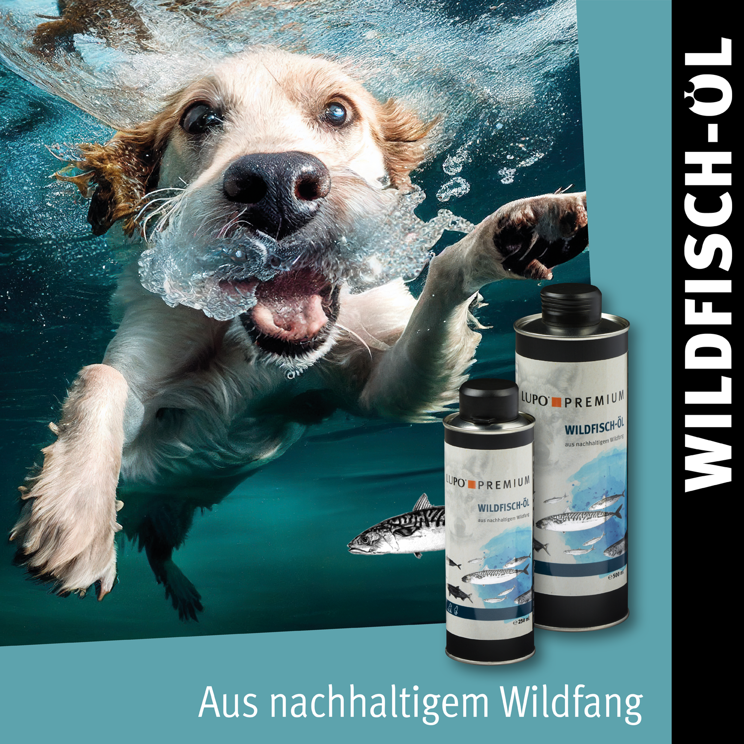 LUPO Premium Wildfisch-Öl 500 ml